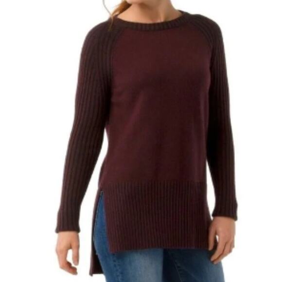 Smartwool Ripple Creek Merino Wool Tunic Knit Pullover Sweater Fig Heather XS - Picture 1 of 11